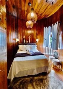 Postel nebo postele na pokoji v ubytování Casa di Pipa com ofurô + 34 fotografií