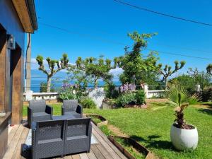 Κήπος έξω από το Appartement Cozy 1 Panoramique Lac Léman Thonon-Les-Bains