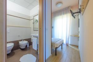Koupelna v ubytování Hotel Colorado