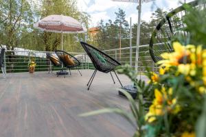 Vrt u objektu Vila POGLED Wellness i spa