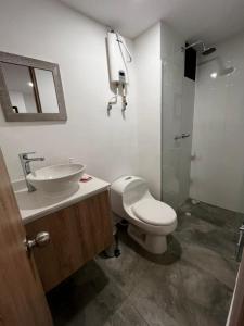 O baie la Acogedor Loft en el Cable