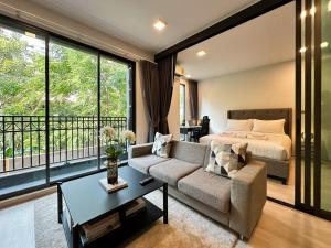 Istumisnurk majutusasutuses Contemporary Downtown - Ultra Fast WiFi - BTS Asoke