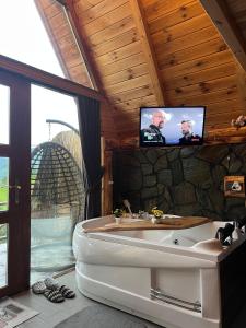 Televisyen dan/atau pusat hiburan di Serintepe Bungalov