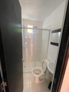 Phòng tắm tại Apartasol en Santa Fe de Antioquia