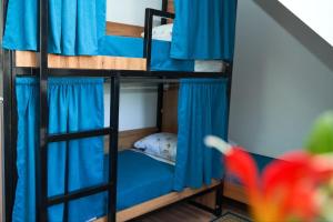 Voodi või voodid majutusasutuse Zam Zam Hostel toas