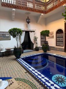 Bazén v ubytování Riad Malida Marrakech nebo v jeho okolí