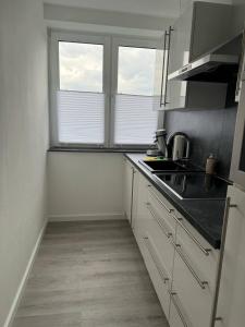 Kuchyň nebo kuchyňský kout v ubytování Mountain View