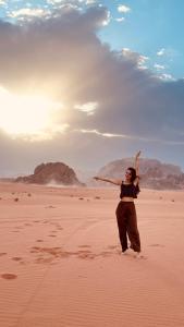 Επισκέπτες που μένουν στο Nike Wadi Rum Luxury