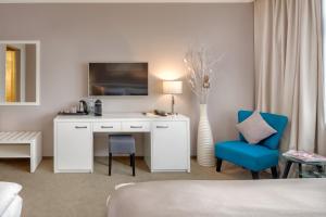 Posteľ alebo postele v izbe v ubytovaní Hotel Florenc