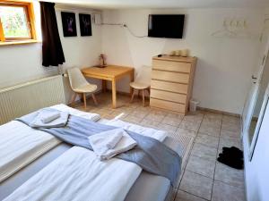 Postel nebo postele na pokoji v ubytování COZY VOGI Flat