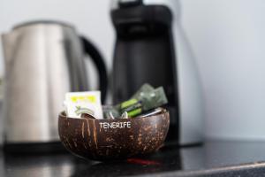Coffee and tea making facilities at Angel's house at Club Atlantis
