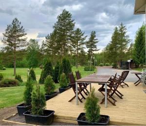 Zahrada ubytování Country Home Ilmajoki