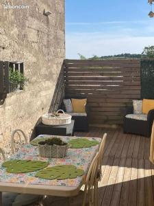 Χώρος καθιστικού στο Maison de village 160 m2 4 chambres 7 pièces