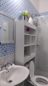 Koupelna v ubytování Spazio83