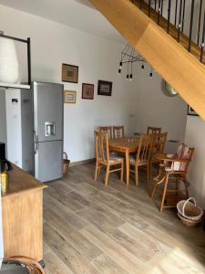 Kuchyň nebo kuchyňský kout v ubytování Gîte Villa Santina