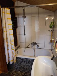 Koupelna v ubytování Schalale