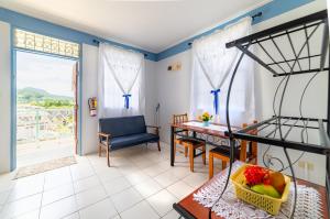 Posezení v ubytování Safari Apartments