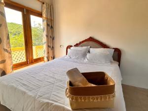 Postel nebo postele na pokoji v ubytování HotelCascol