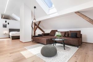 Ein Sitzbereich in der Unterkunft Kiechls Homebase - Adults only