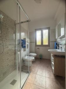 Koupelna v ubytování Casa Elicriso