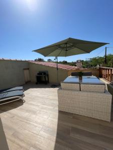 Πισίνα στο ή κοντά στο Appartement Terrasse