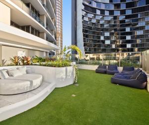 Queen's Wharf Residences的休息区