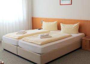 Katil atau katil-katil dalam bilik di Villa Viktoria auf Usedom