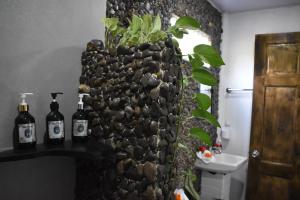Baðherbergi á Casa Nimbu Rainforest