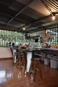 Restaurace v ubytování Casa Nimbu Rainforest