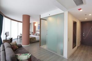 Posezení v ubytování Forum Suite Otel