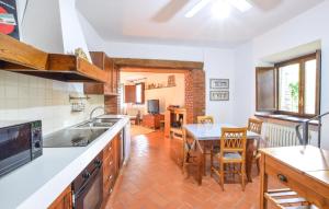 Kuchyň nebo kuchyňský kout v ubytování Gorgeous Home In Ficulle With Wifi