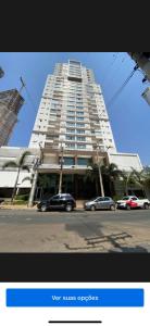 O edifício em que o apartamento se localiza