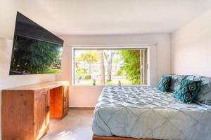 Postel nebo postele na pokoji v ubytování Casa en la zona hotelera a 5 min de la playa