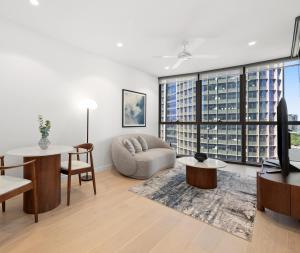 Queen's Wharf Residences的休息区