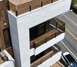a rendering of a house with a building at 芙若蕥居 in Qingshui