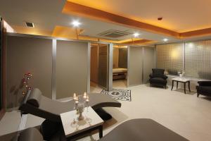 Posezení v ubytování Forum Suite Otel
