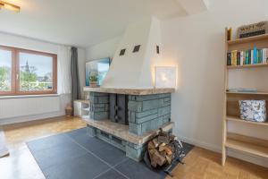 Knihovna v prázdninového domu