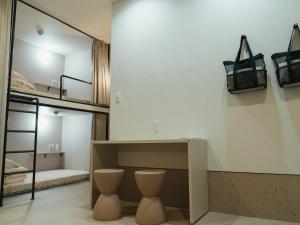 Koupelna v ubytování HOTEL minimumms女性専用カプセルホテルWomen only hotel