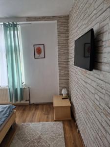 TV a/nebo společenská místnost v ubytování Apartman Sara