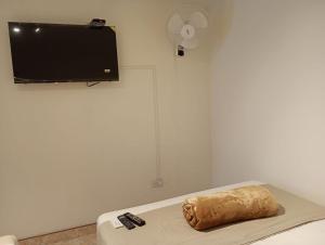 TV o dispositivi per l'intrattenimento presso Hotel Aerocafe Pereira