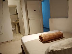 Letto o letti in una camera di Hotel Aerocafe Pereira