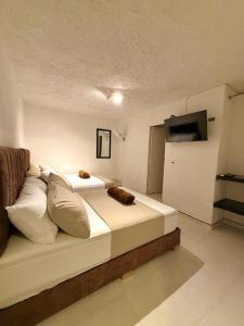 Letto o letti in una camera di Hotel Aerocafe Pereira