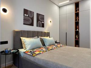 Katil atau katil-katil dalam bilik di Charming mountain view apart +11 gambar