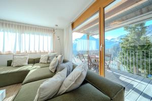 Nespecifikovaný výhled na hory nebo výhled na hory při pohledu z apartmánu
