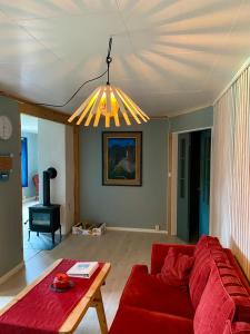 Χώρος καθιστικού στο Heinåli apartment