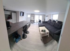 Χώρος καθιστικού στο Ferienwohnung Almira