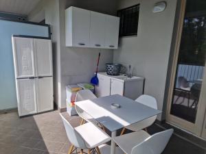 Η κουζίνα ή μικρή κουζίνα στο Asso Residence Ospedale