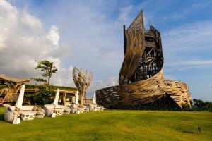 Zahrada ubytování Oshom Bali at Nuanu Creative City