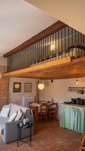 Posezení v ubytování Cà di Frè B&B