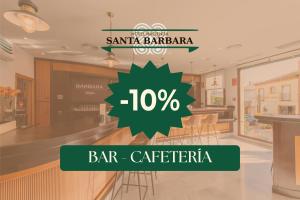a barber shop with a sign that says barberia at HOTEL HACIENDA SANTA BARBARA in Castilleja de la Cuesta +62 photos